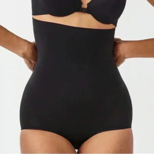 SPANX High Waisted Shaper Brief Panties Black Size 3X